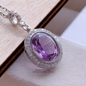 Minimalist Natural Amethyst Pendant