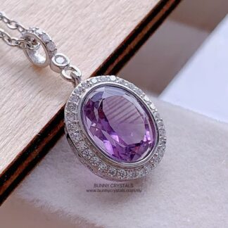 Minimalist Natural Amethyst Pendant