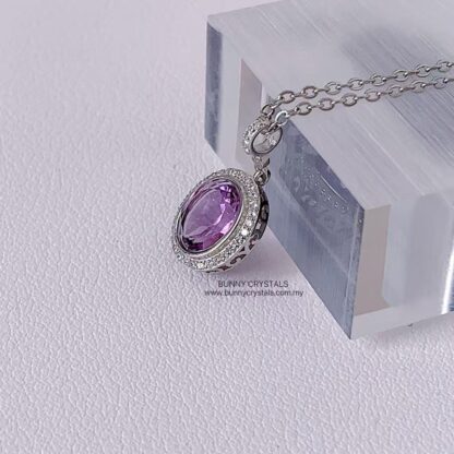 Minimalist Natural Amethyst Pendant - Image 9
