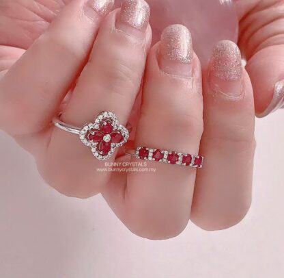 Carmen HE Ruby in Sterling Silver Ring - Image 2