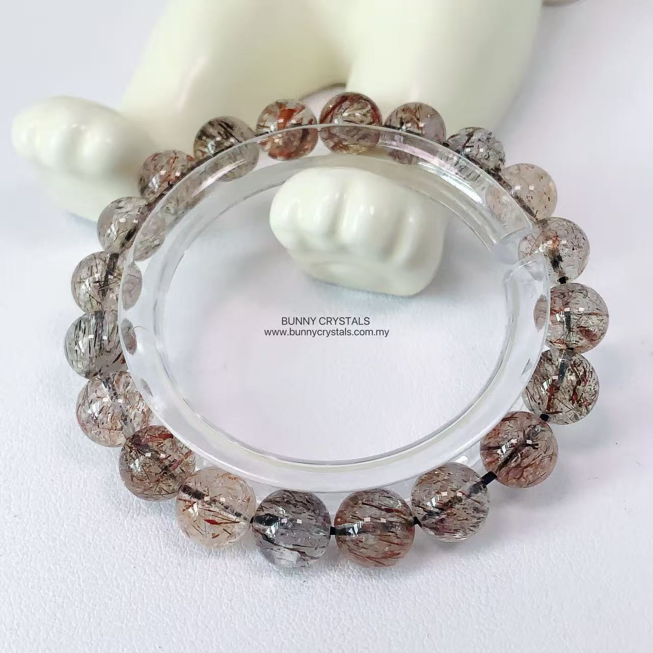 Black Golden Super Seven Crystal Bracelet