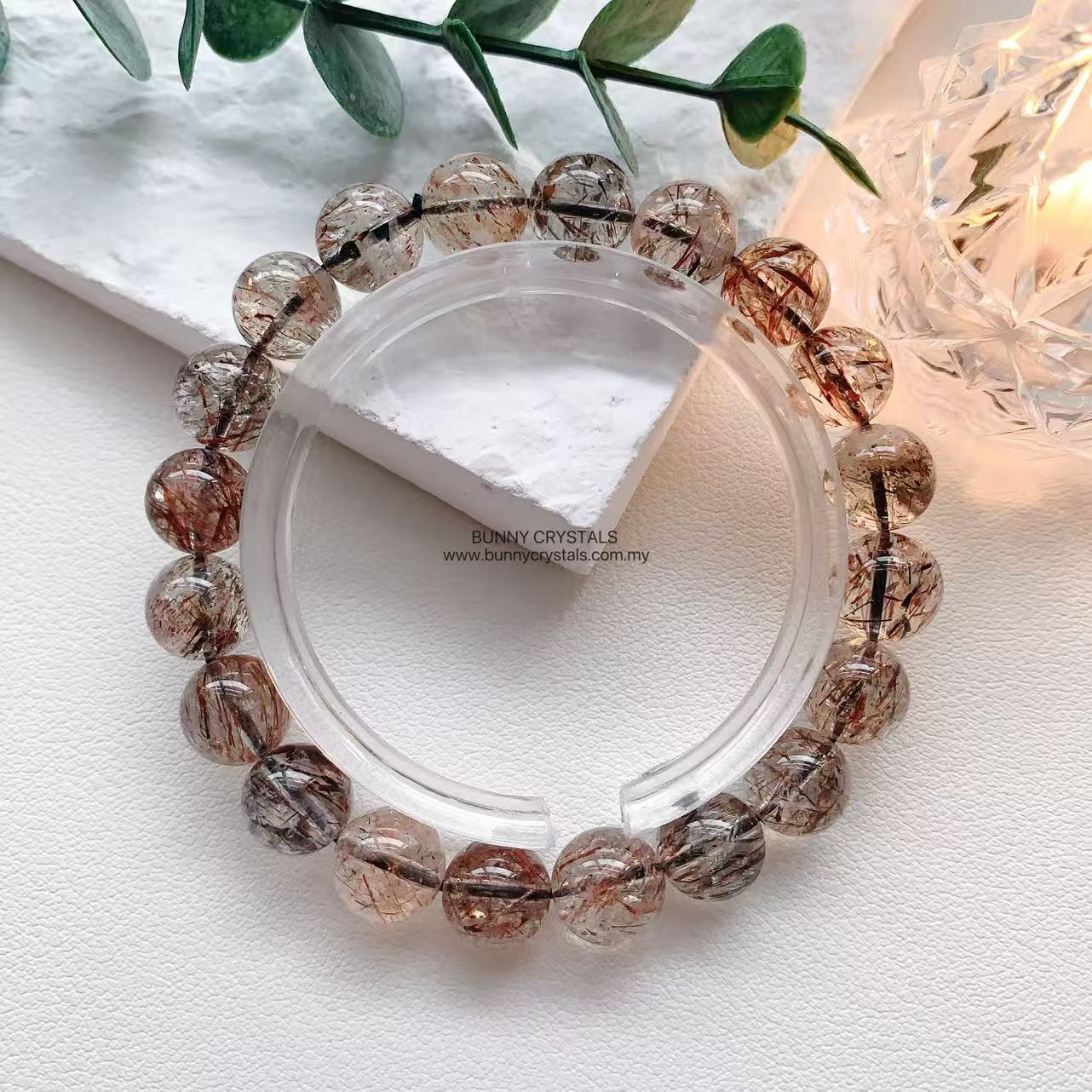 Black Golden Super Seven Crystal Bracelet - Image 6