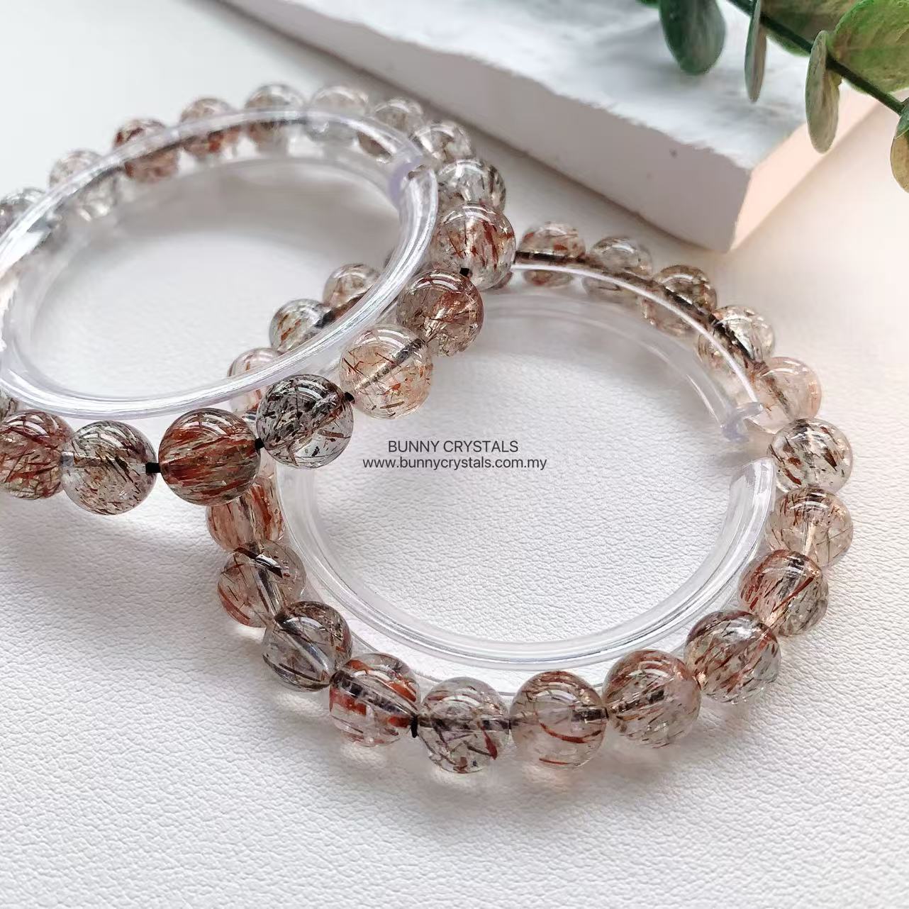 Black Golden Super Seven Crystal Bracelet - Image 7