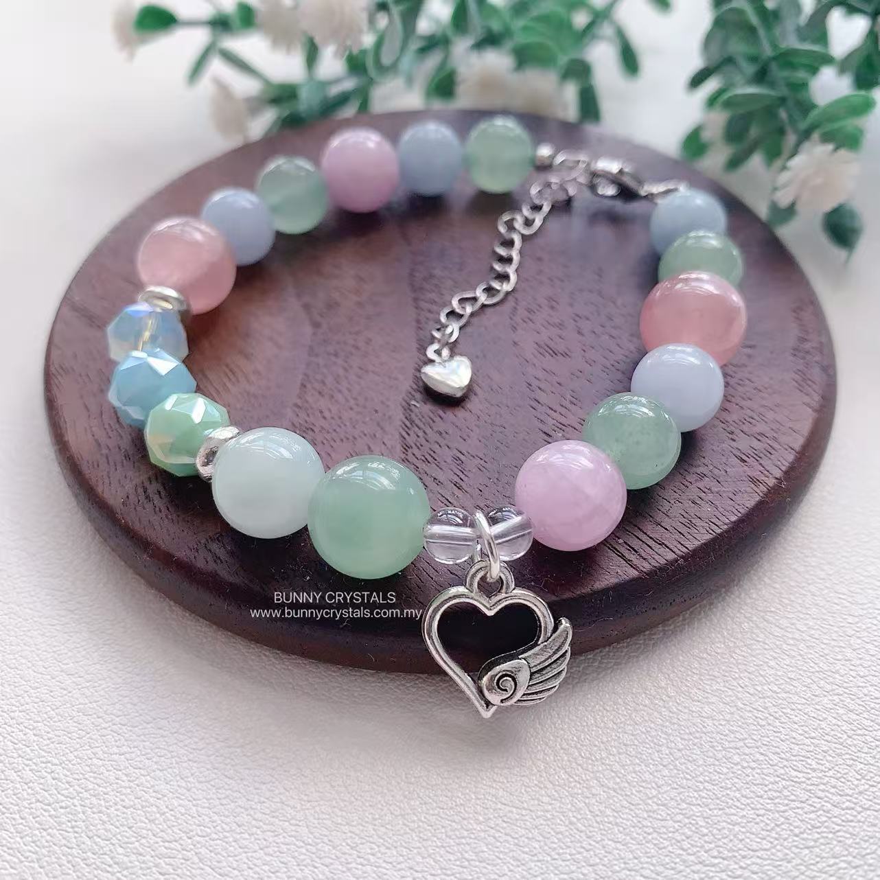 Five-Tone Gemstone Energy Handmade Bracelet - Image 3