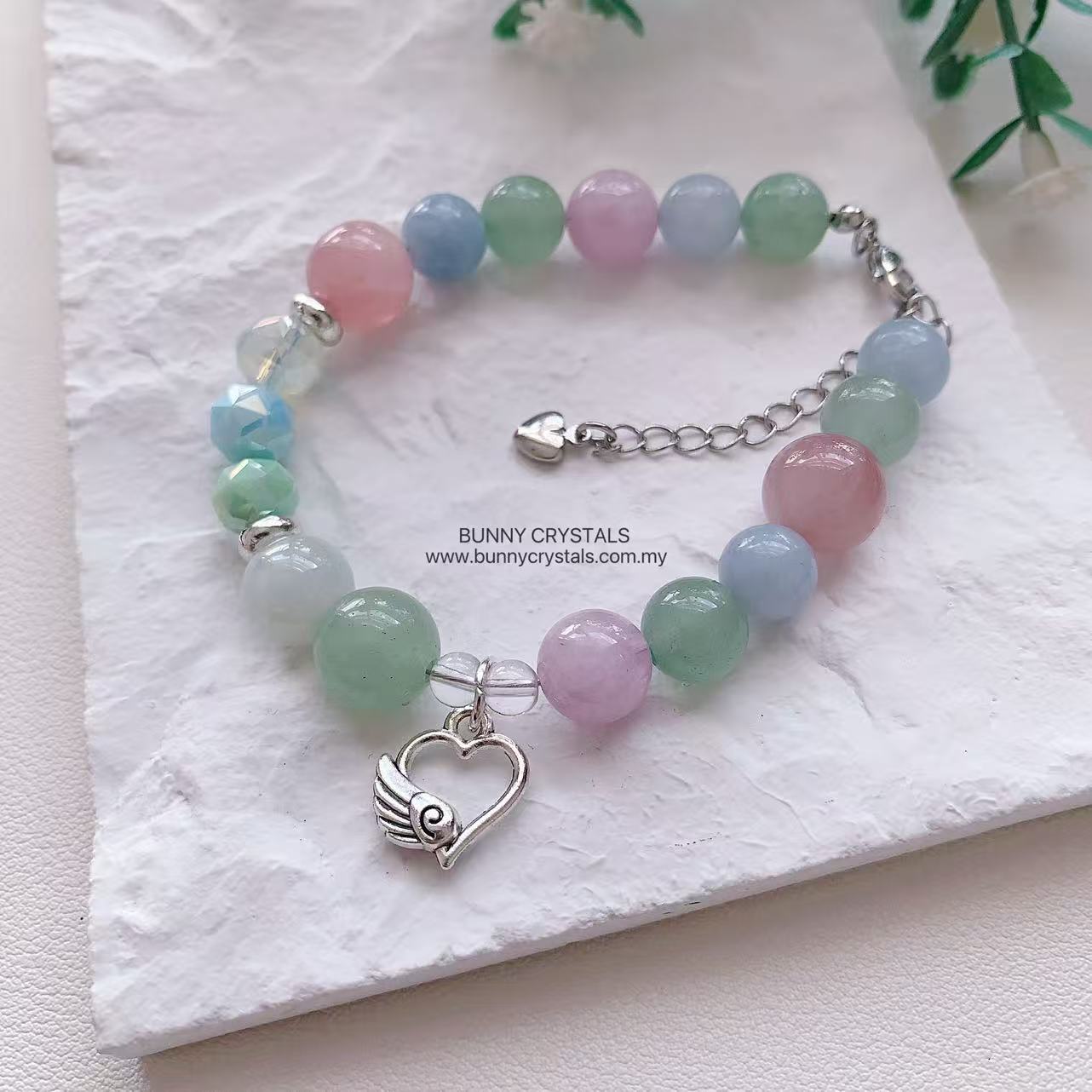 Five-Tone Gemstone Energy Handmade Bracelet - Image 5