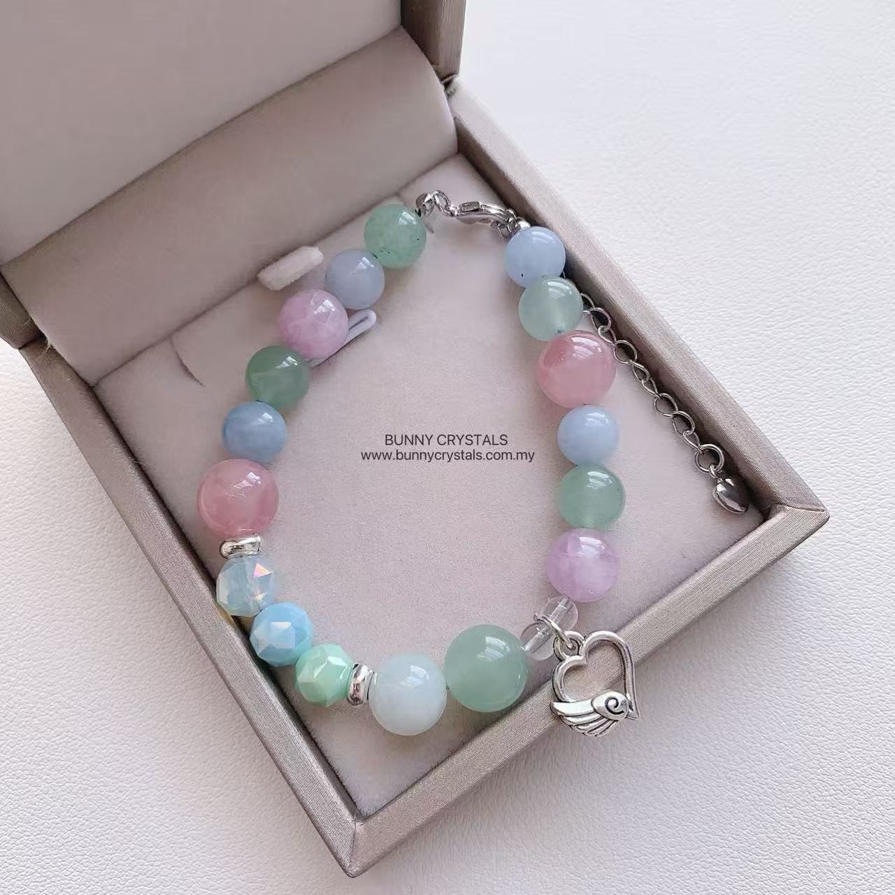 Five-Tone Gemstone Energy Handmade Bracelet - Image 7