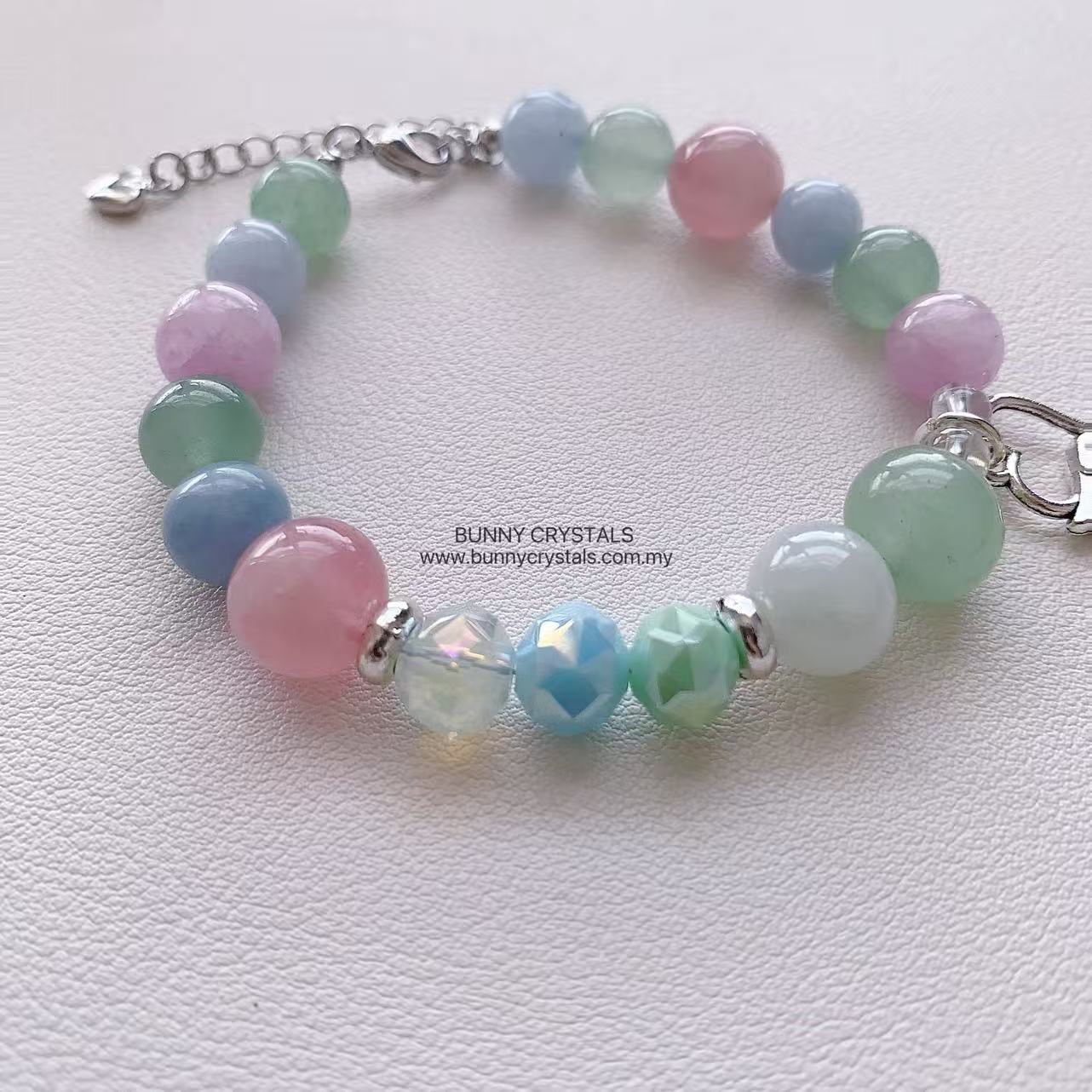 Five-Tone Gemstone Energy Handmade Bracelet - Image 8