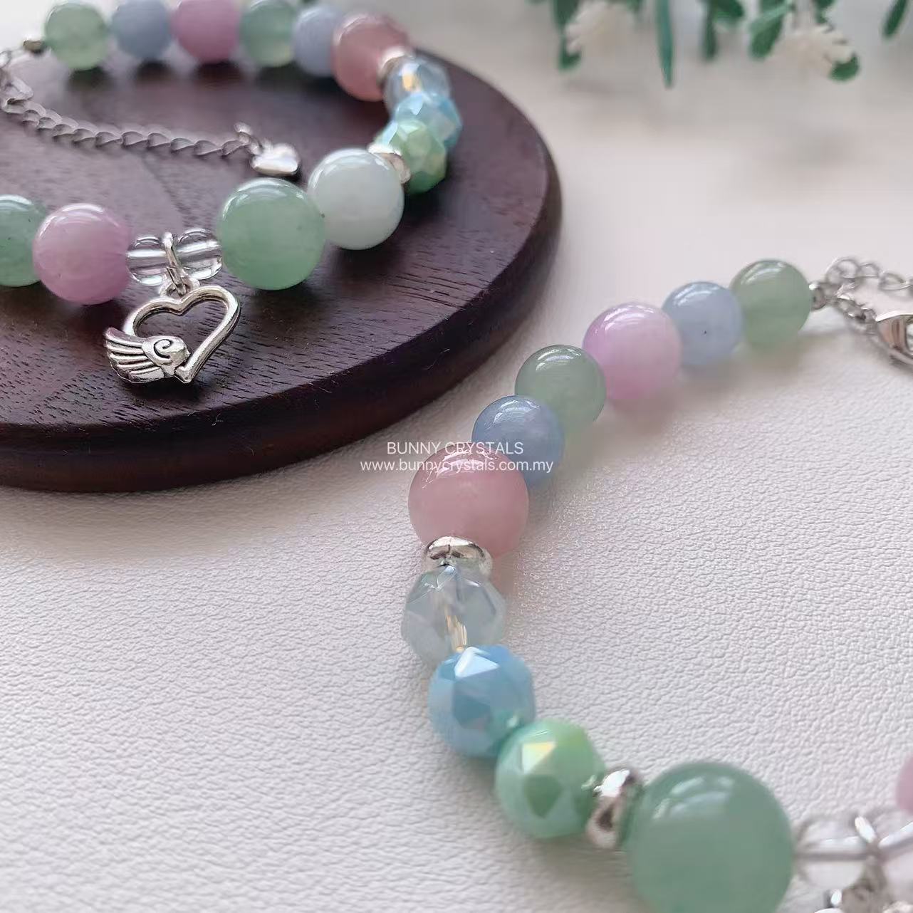 Five-Tone Gemstone Energy Handmade Bracelet - Image 9