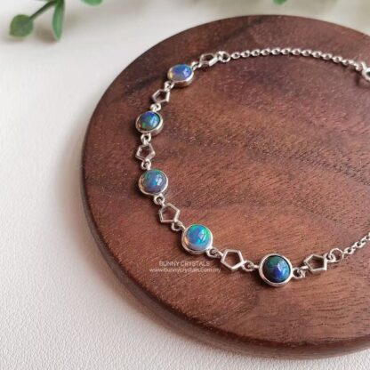 Aurora Dream Sophisticated Opal Bracelet - Image 3