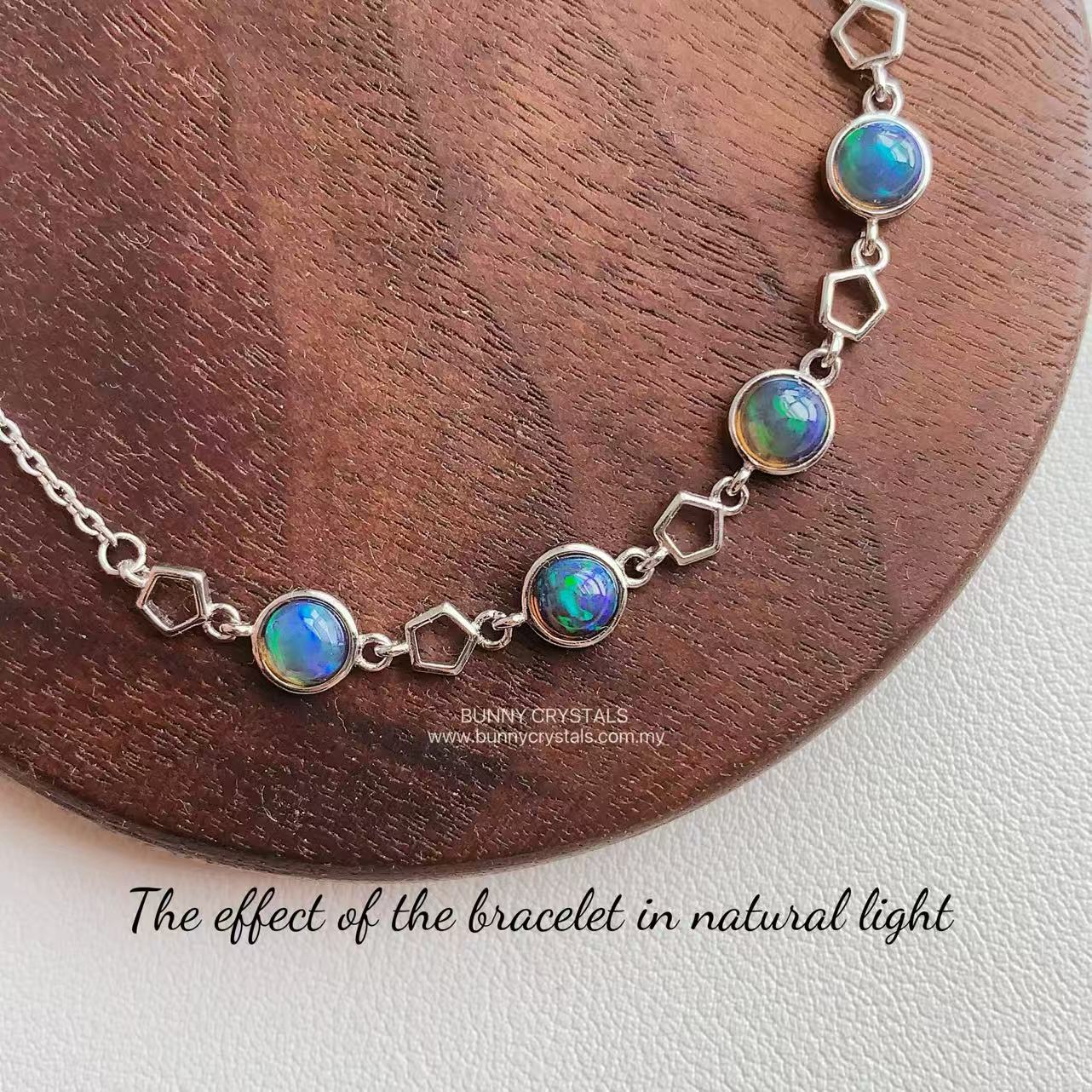 Aurora Dream Sophisticated Opal Bracelet - Image 4