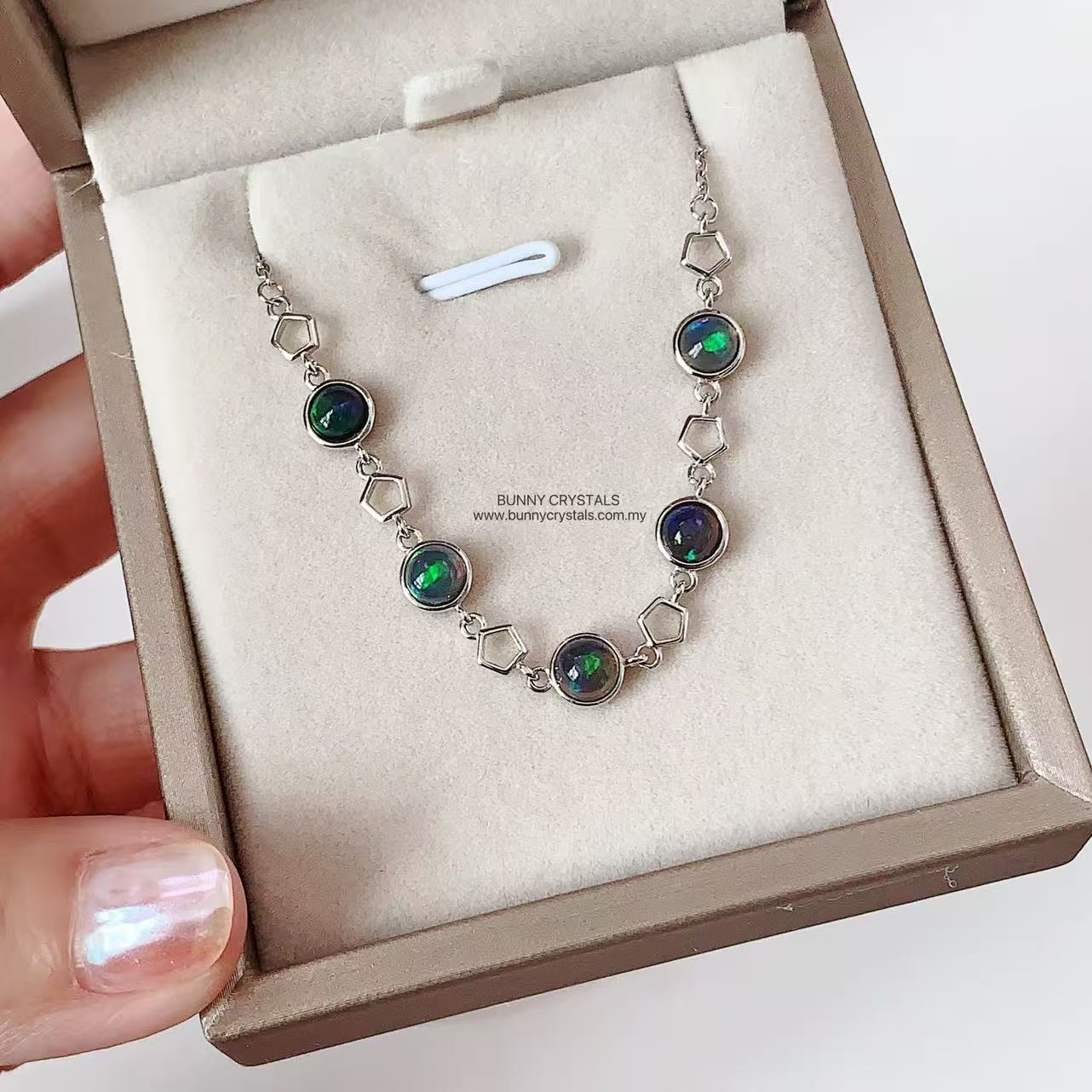 Aurora Dream Sophisticated Opal Bracelet - Image 7
