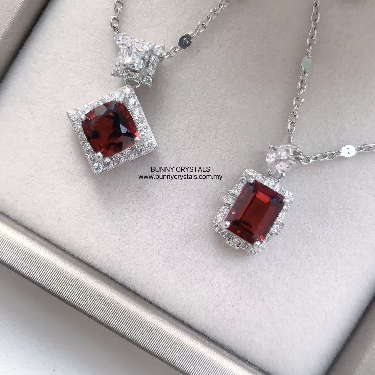 Love & Vitality Natural Garnet in s925 S.Silver Pendant - Image 10