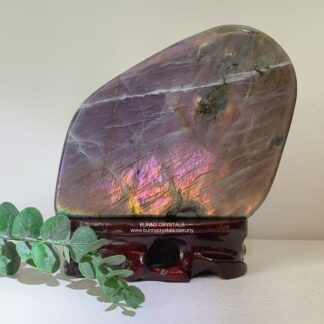Natural Purple-Pink Labradorite Stone