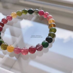 Natural HG Candy Rainbow Tourmaline Bracelet