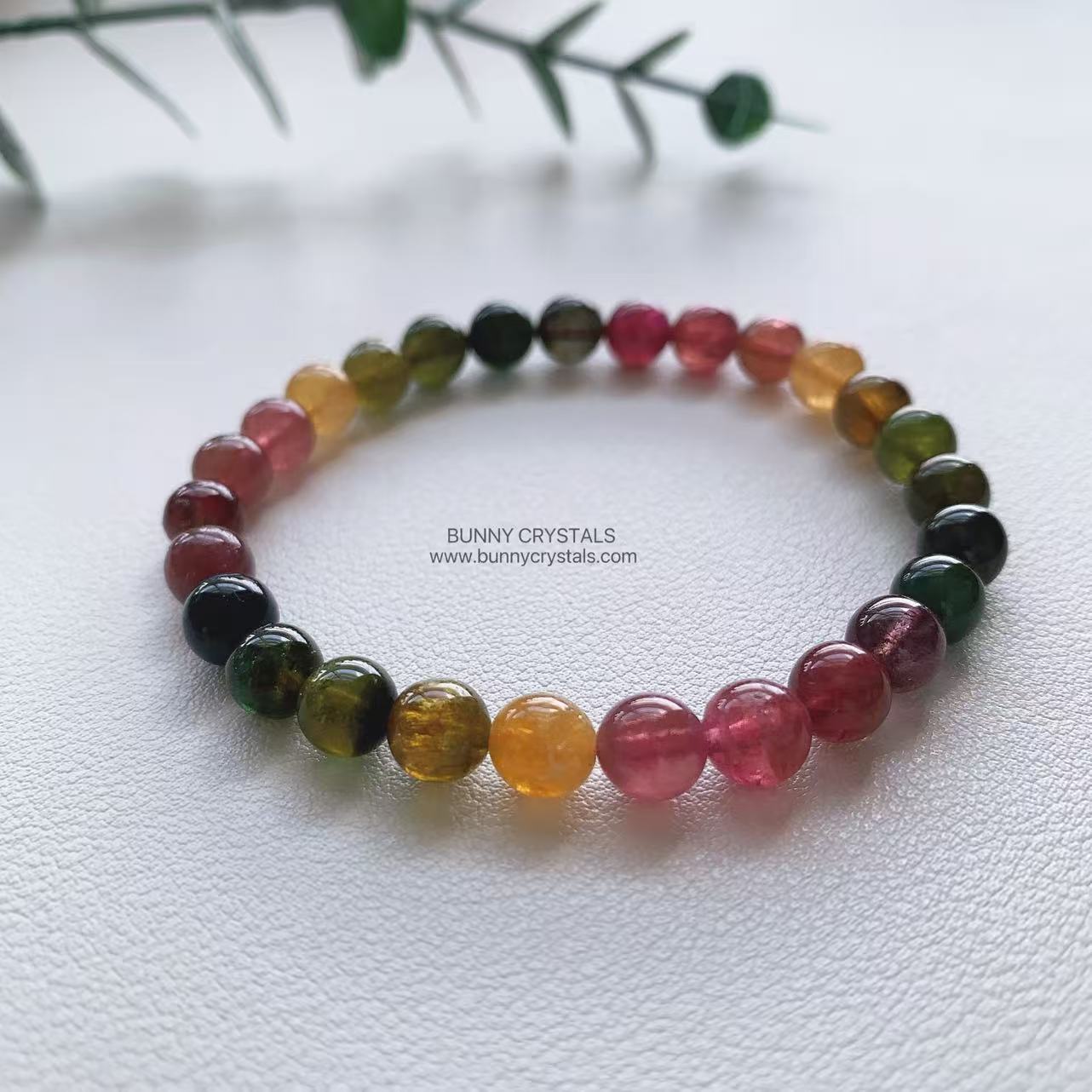 Natural HG Candy Rainbow Tourmaline Bracelet - Image 3