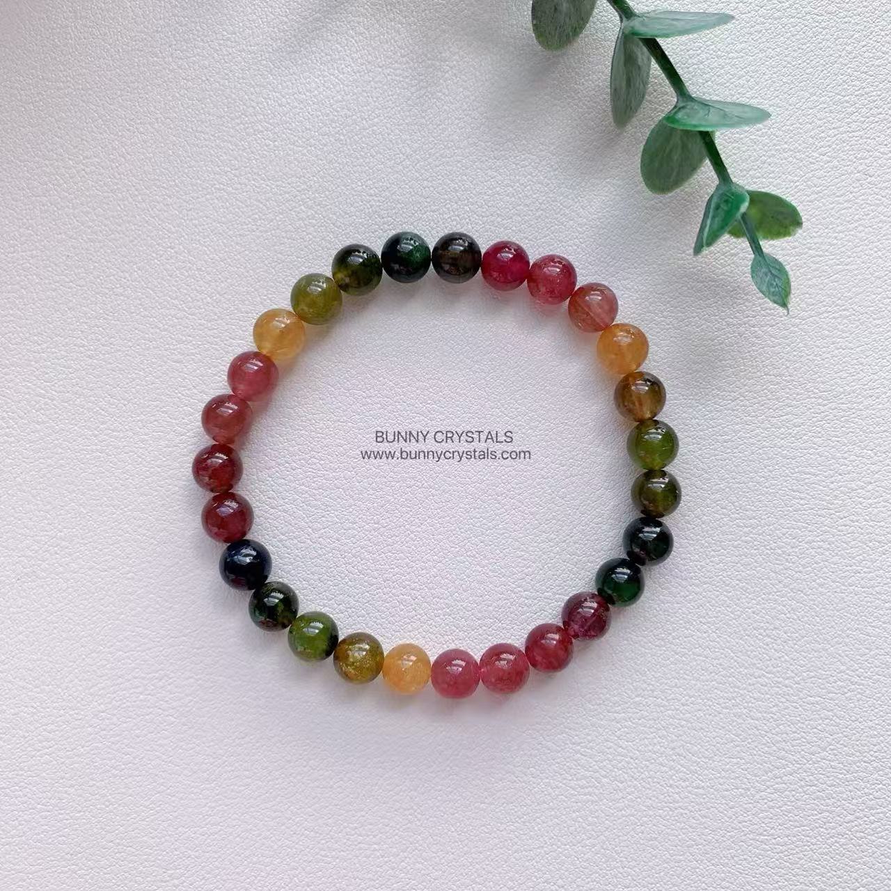 Natural HG Candy Rainbow Tourmaline Bracelet - Image 4