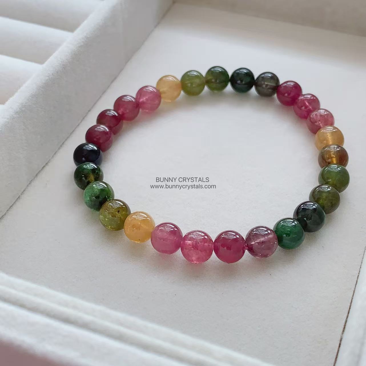 Natural HG Candy Rainbow Tourmaline Bracelet - Image 10