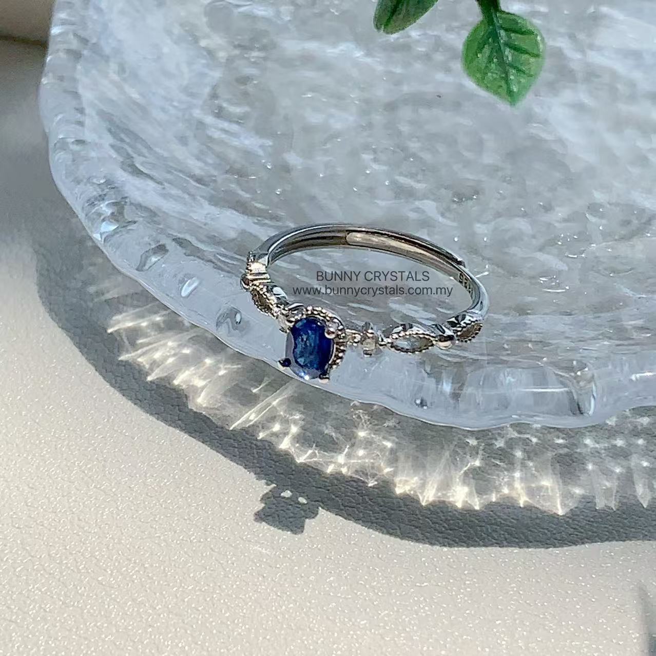 Natural Sapphire Petite s925 Sterling Silver Ring Collection - Image 4