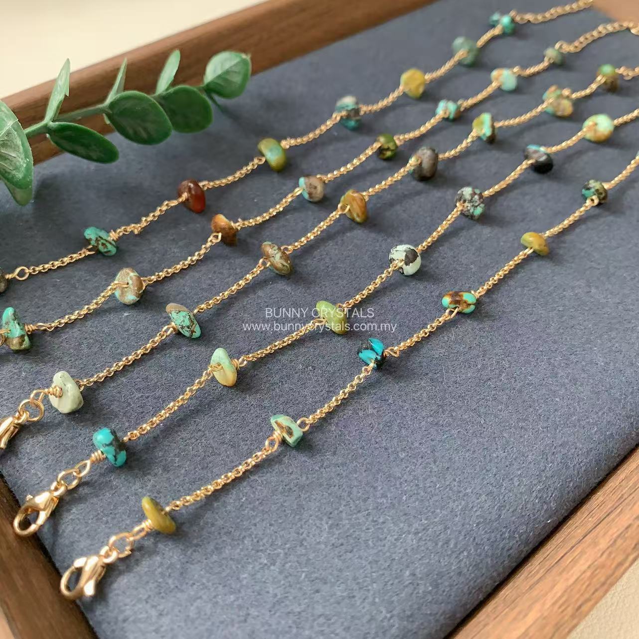 Handmade Natural Turquoise Bracelet - Image 3
