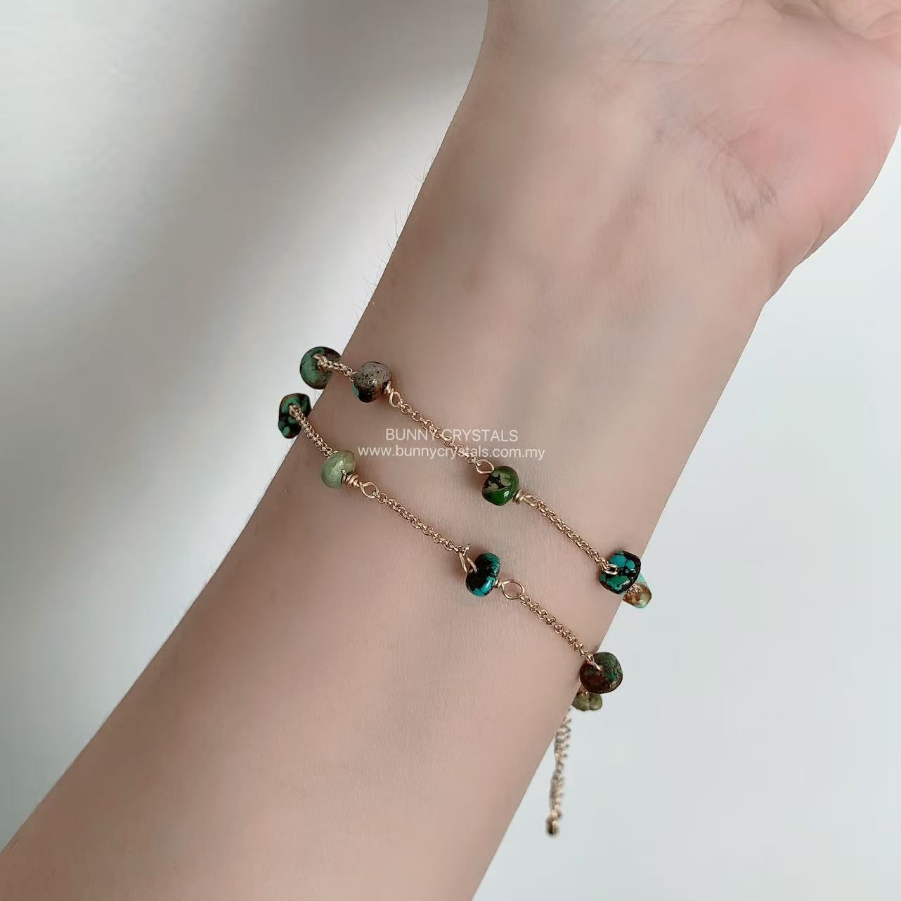 Handmade Natural Turquoise Bracelet - Image 6
