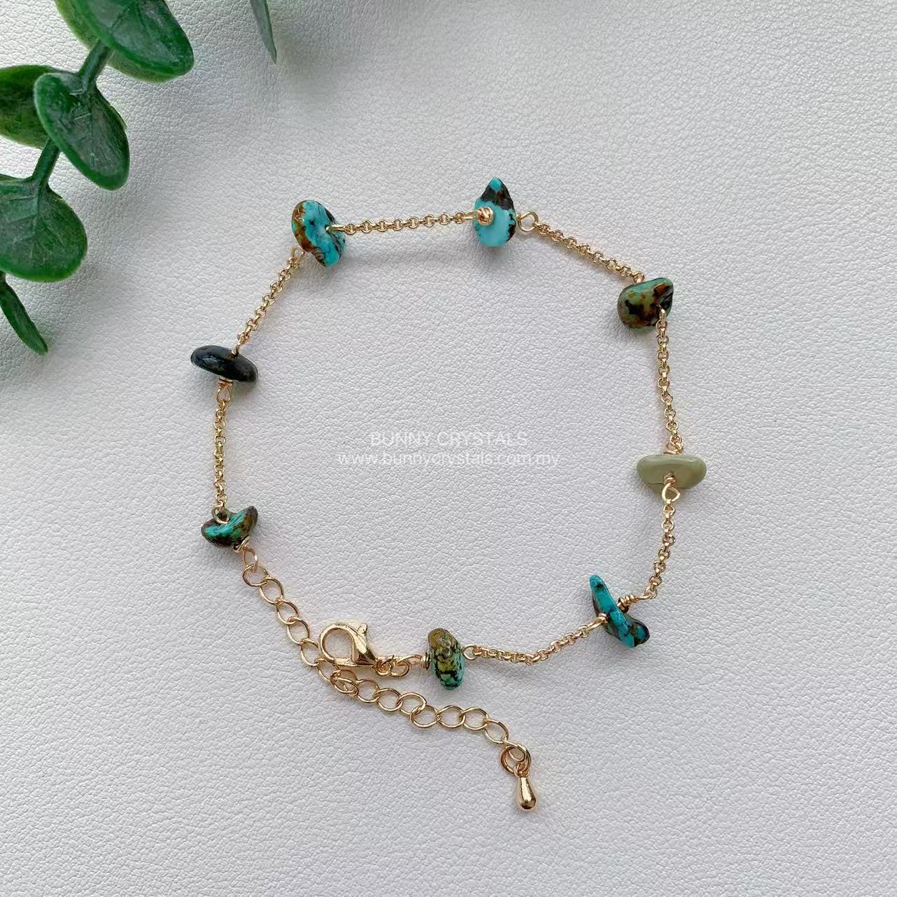 Handmade Natural Turquoise Bracelet - Image 8