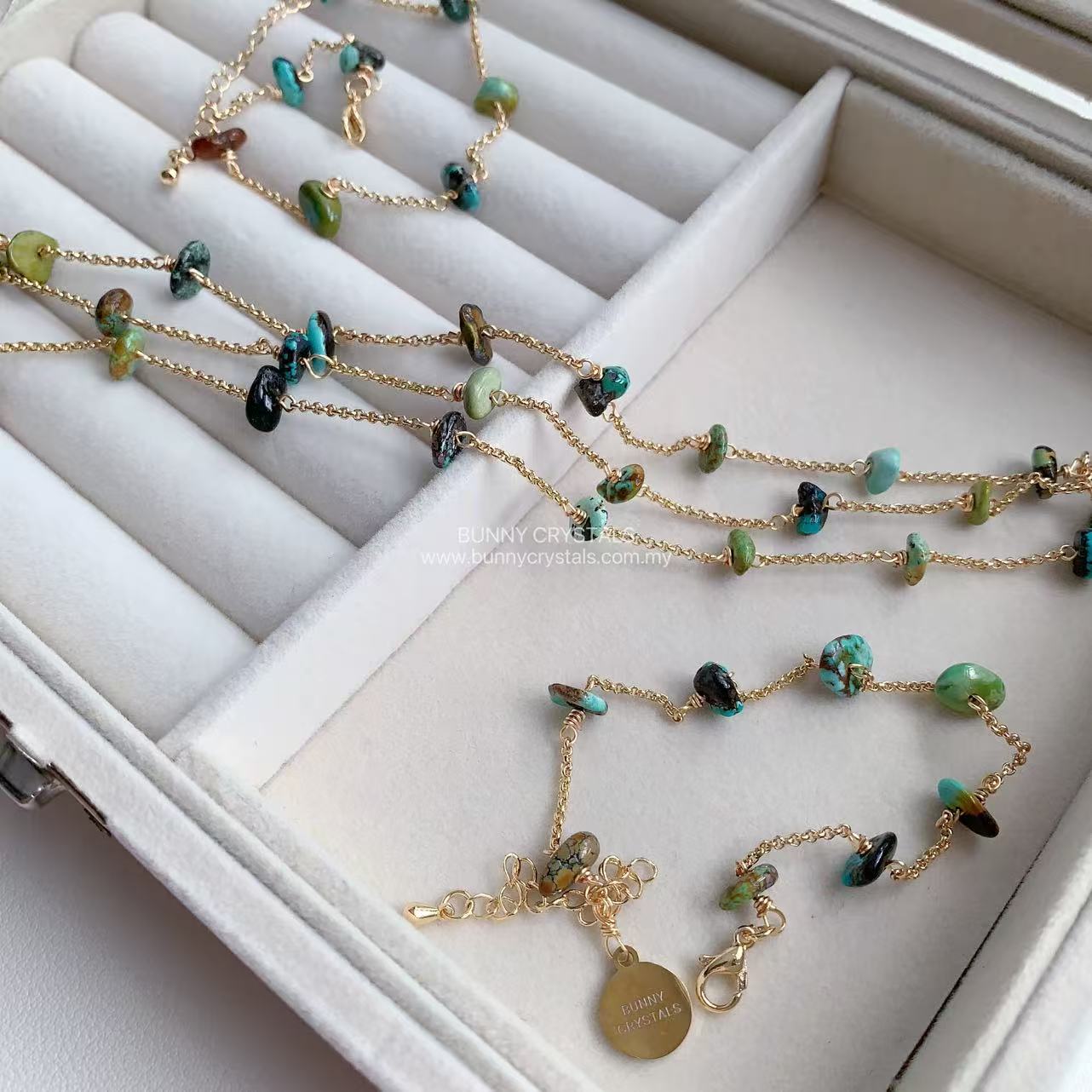 Handmade Natural Turquoise Bracelet - Image 10